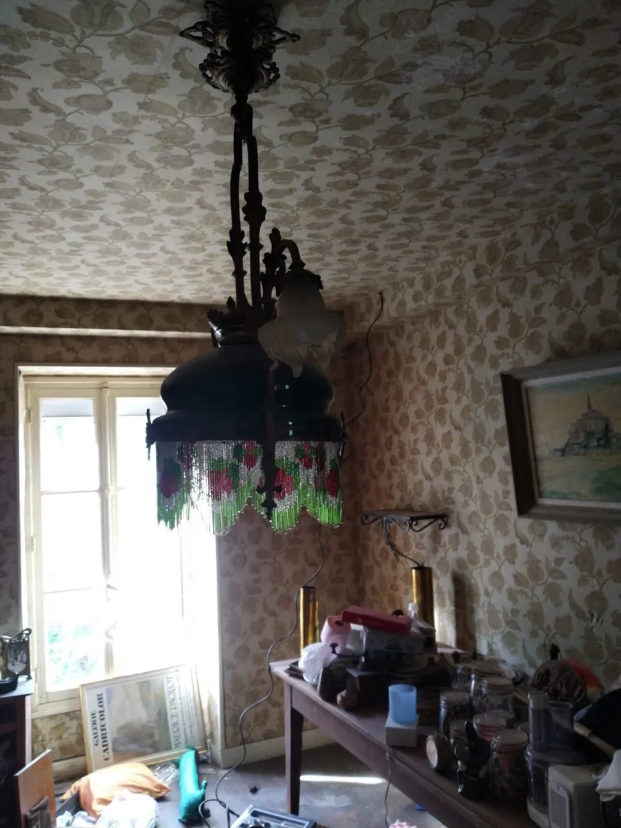 Antique French 1920s Chandelier - Image 3