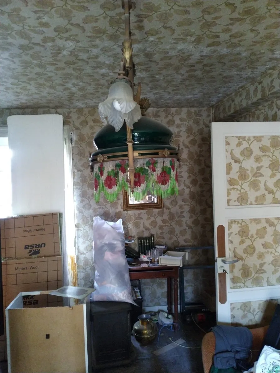 Antique French 1920s Chandelier - Image 2
