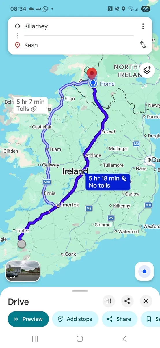 LORRY HAULAGE ENNISKILLEN TO KILLARNEY
