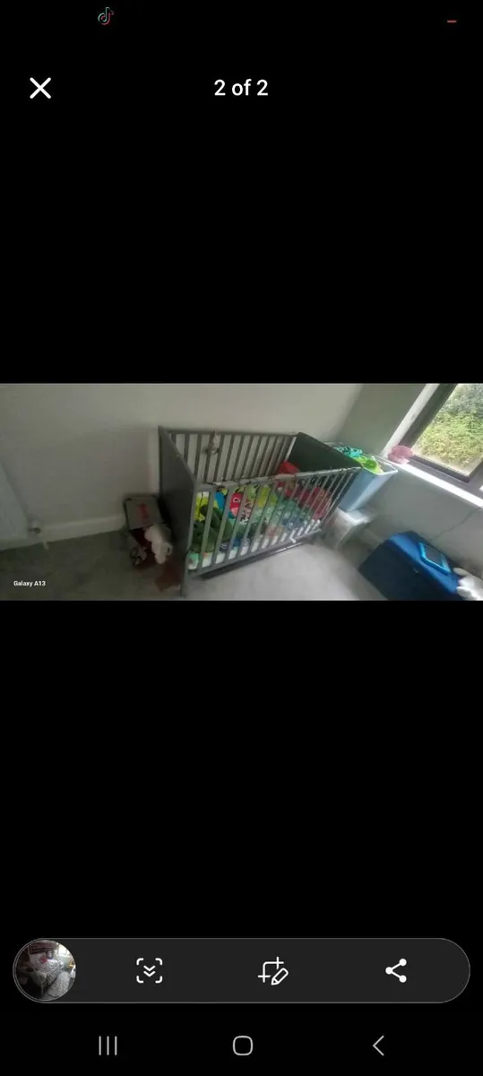 Bunk bed and cot - Image 2