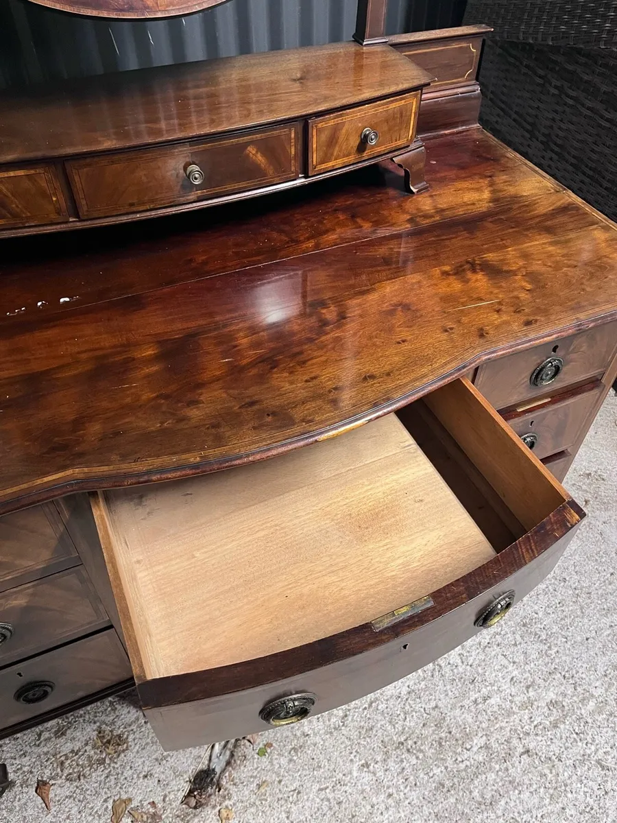 Antique Mahogany Dressing Table - Image 3