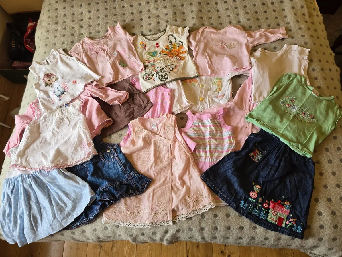 Baby girls clothes 3-6mths bundle x18 - Image 1