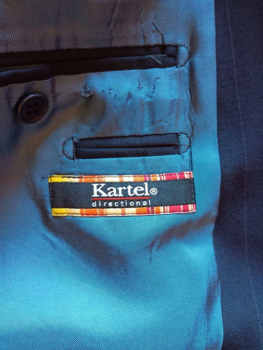 Kartel Directional Men’s Suit – 38R – Navy - Image 4