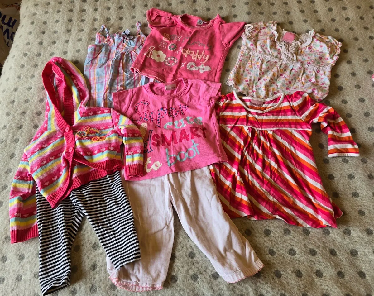 Baby girl clothes 6-12mths big bundle x25 - Image 3