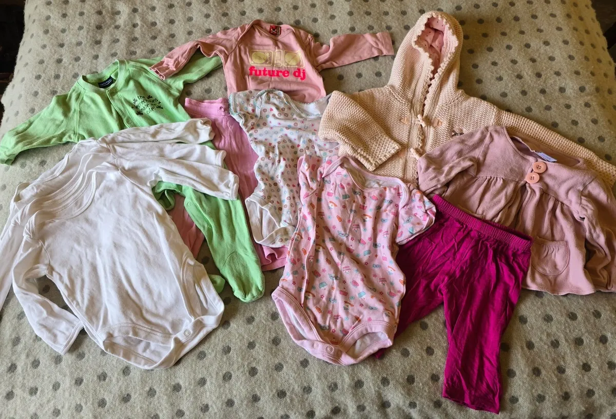 Baby girl clothes 6-12mths big bundle x25 - Image 4