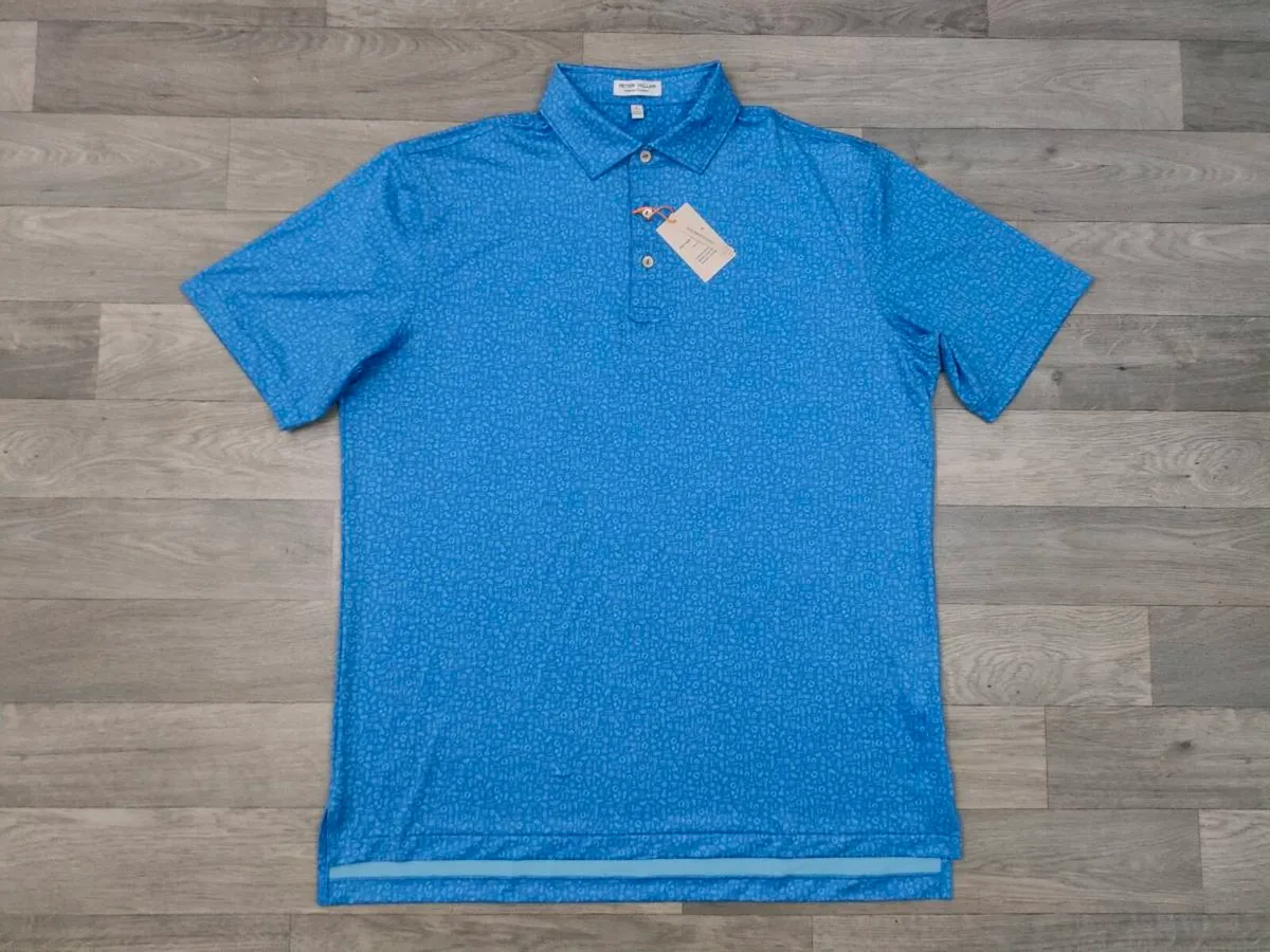 NEW Peter Millar Golf Polo Shirt Mens Large - Image 1