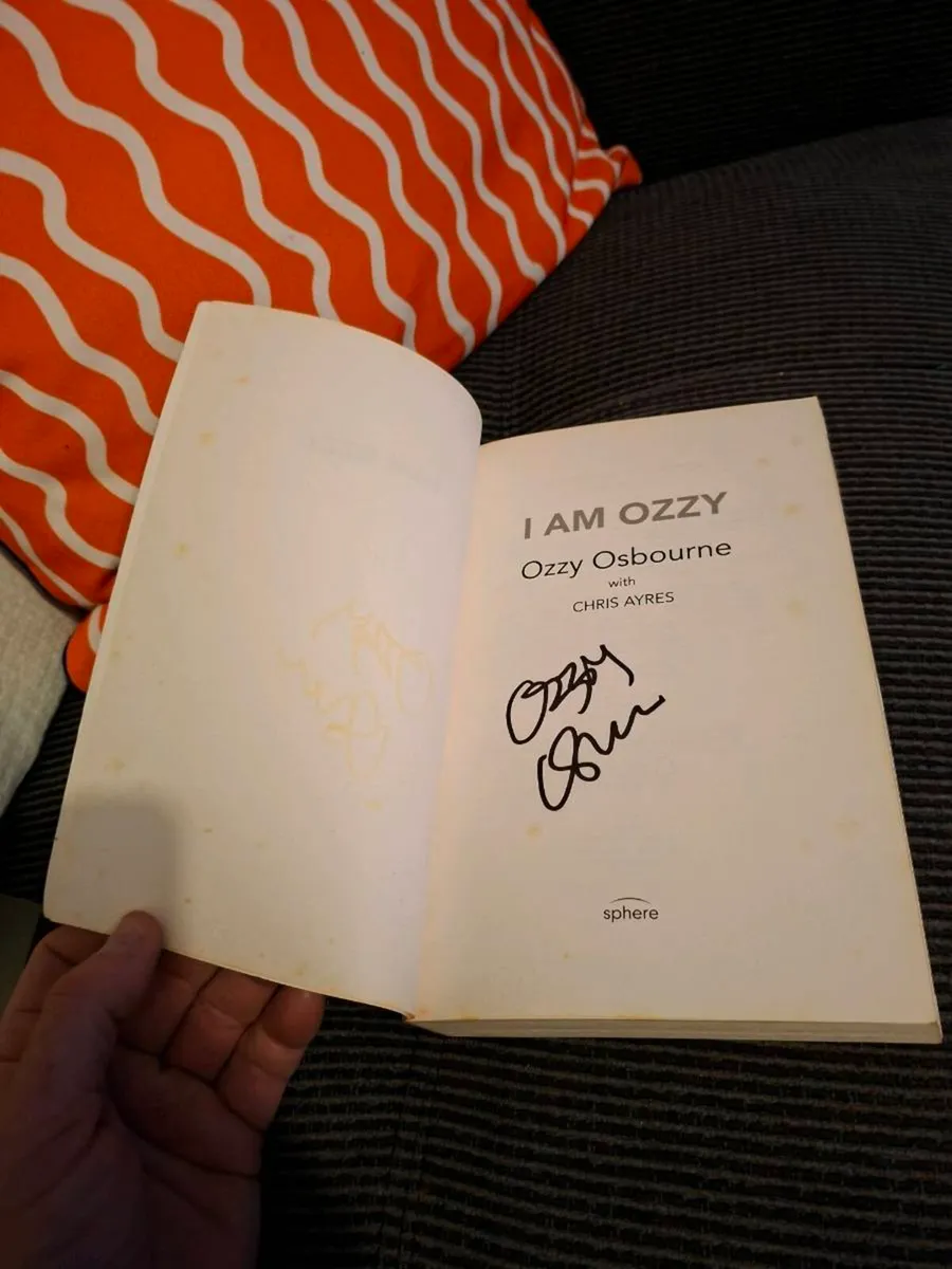 IAM OZZY BOOK AUTOGRAPH - Image 1