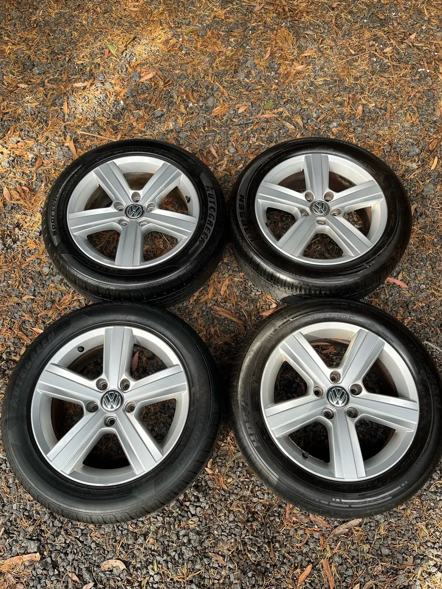 16’ Genuine VW GOLF CADDY 5x112 alloy wheels - Image 1