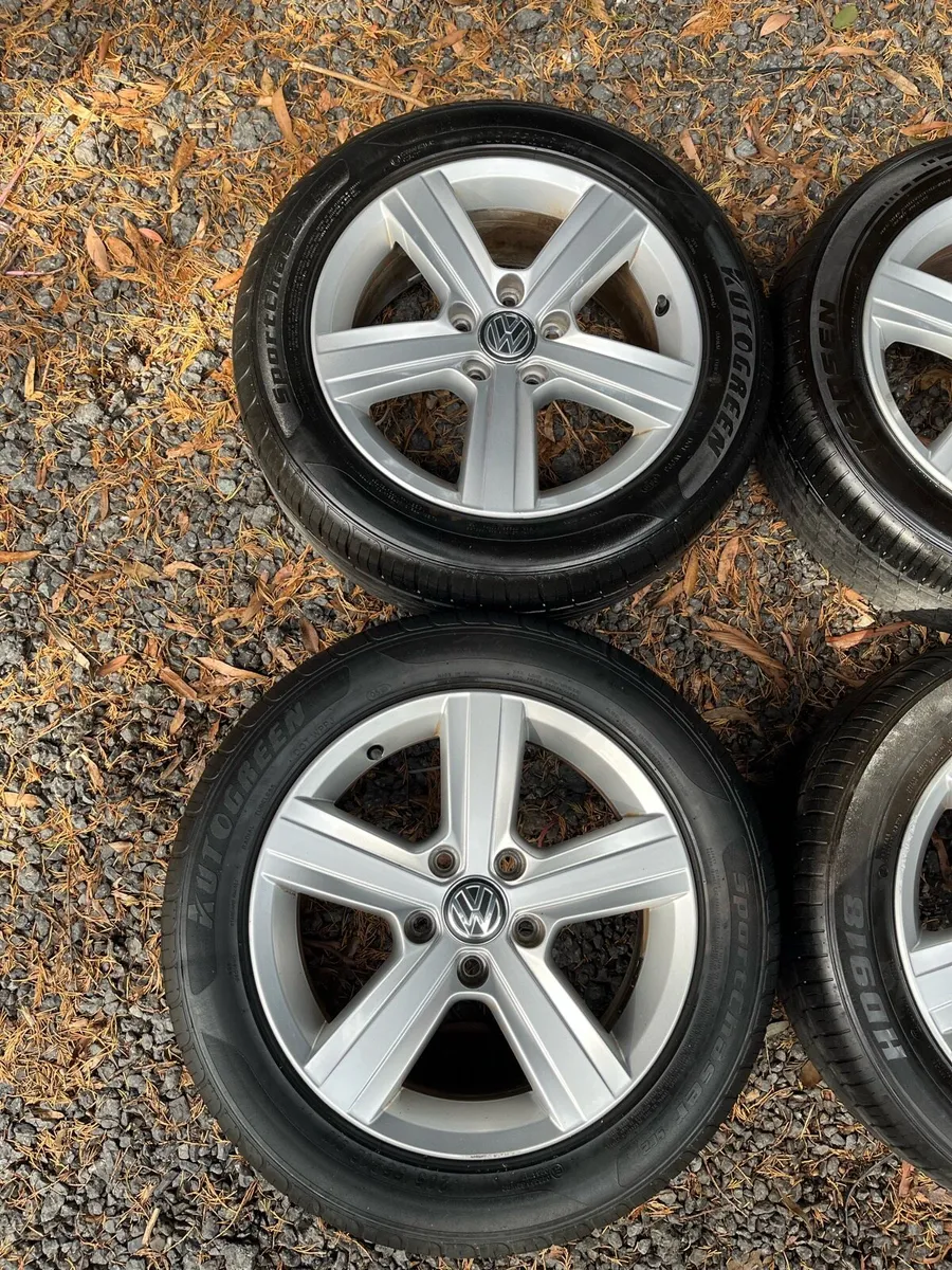 16’ Genuine VW GOLF CADDY 5x112 alloy wheels - Image 2