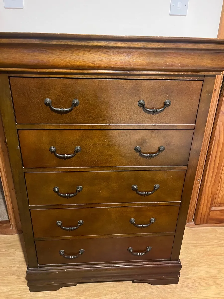 Solid mahogany dark furniture - Image 4