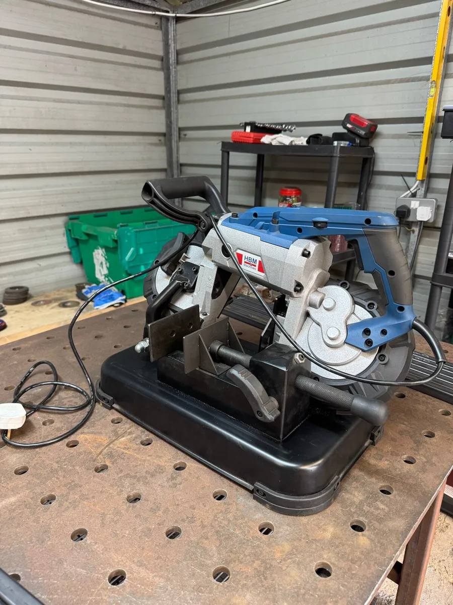 HBM 1100W Portable Metal Band Saw - Image 2