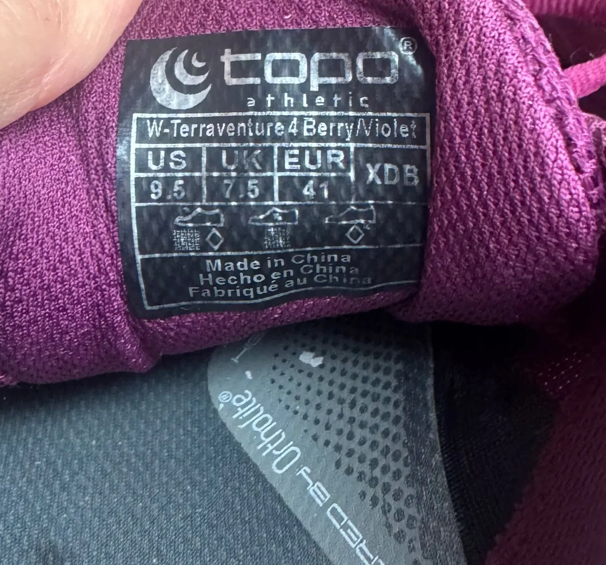 Women's Topo Athletic Terraventure 4 Size UK7.5 - Image 3