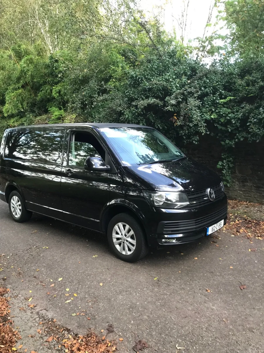 VW Transporter TDi black alloys - Image 1