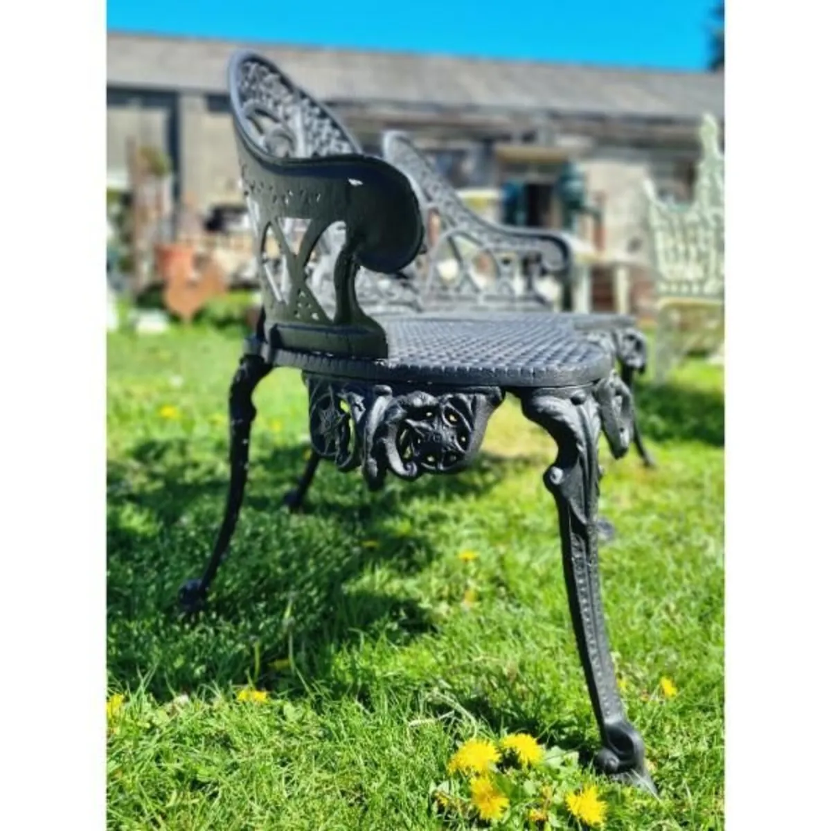 Bench Cast Iron Lovers Black CH R 715 B - Image 4