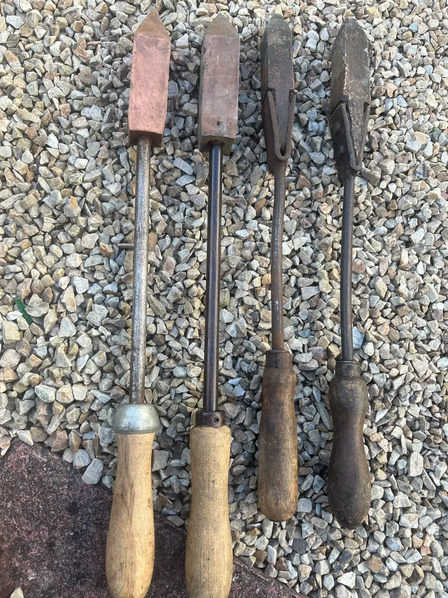 4 vintage soldering irons - Image 1