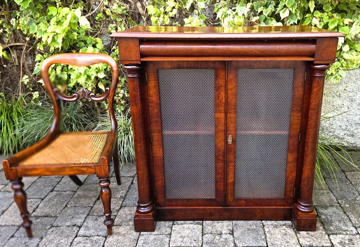 Victorian Mahogany Side Cabinet- Circa 1850 - Image 1