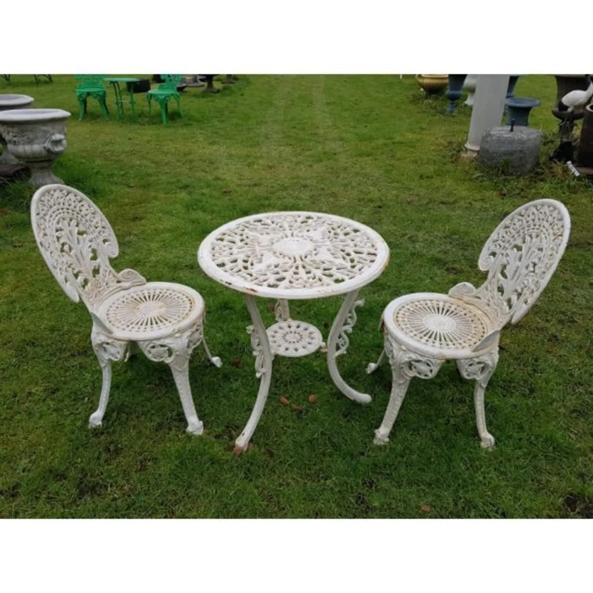 Cast Iron Table – Medium- Set – Style H - Image 1