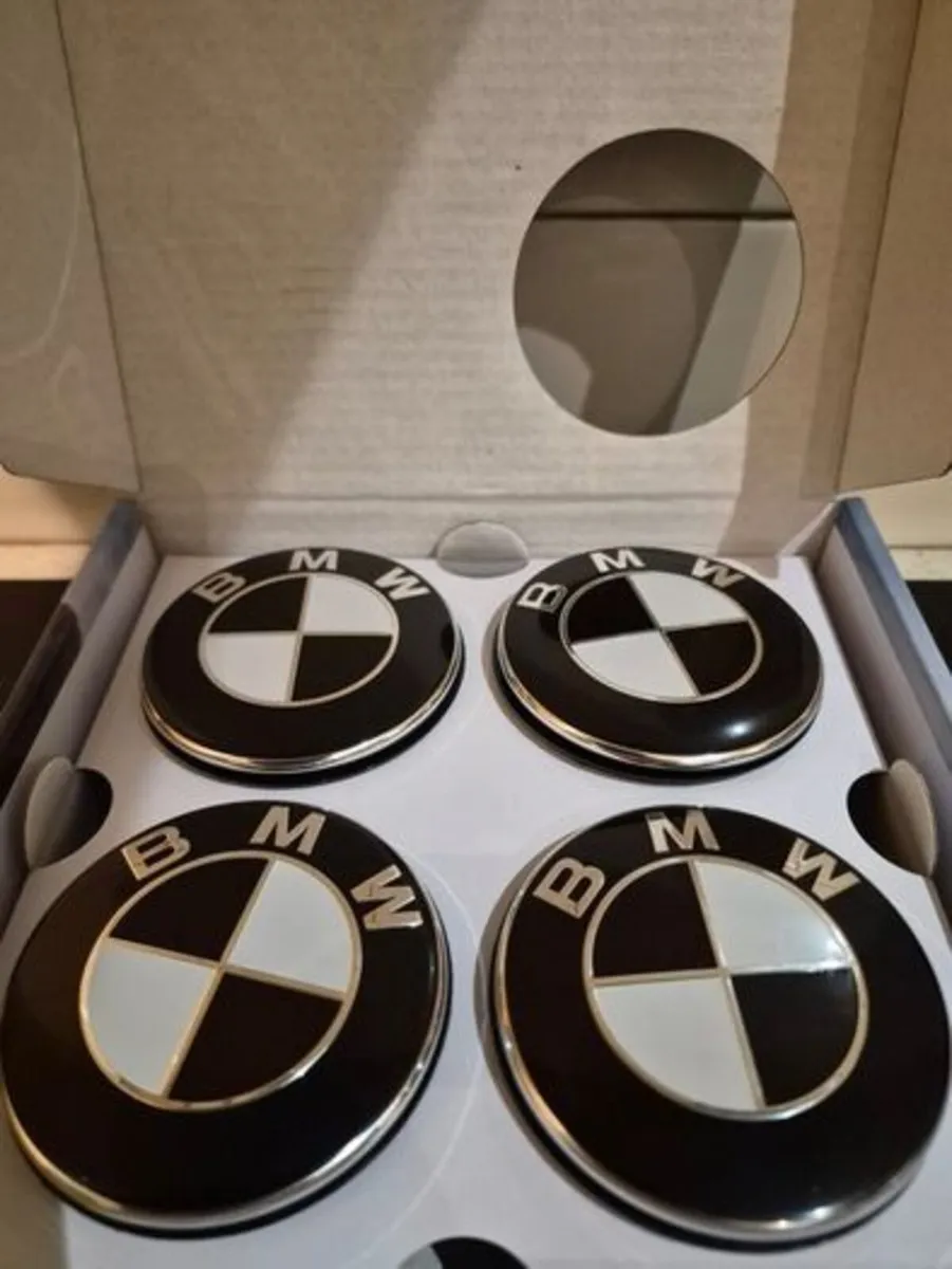 Floating BMW Centre Caps (68mm) Free Post - Image 1