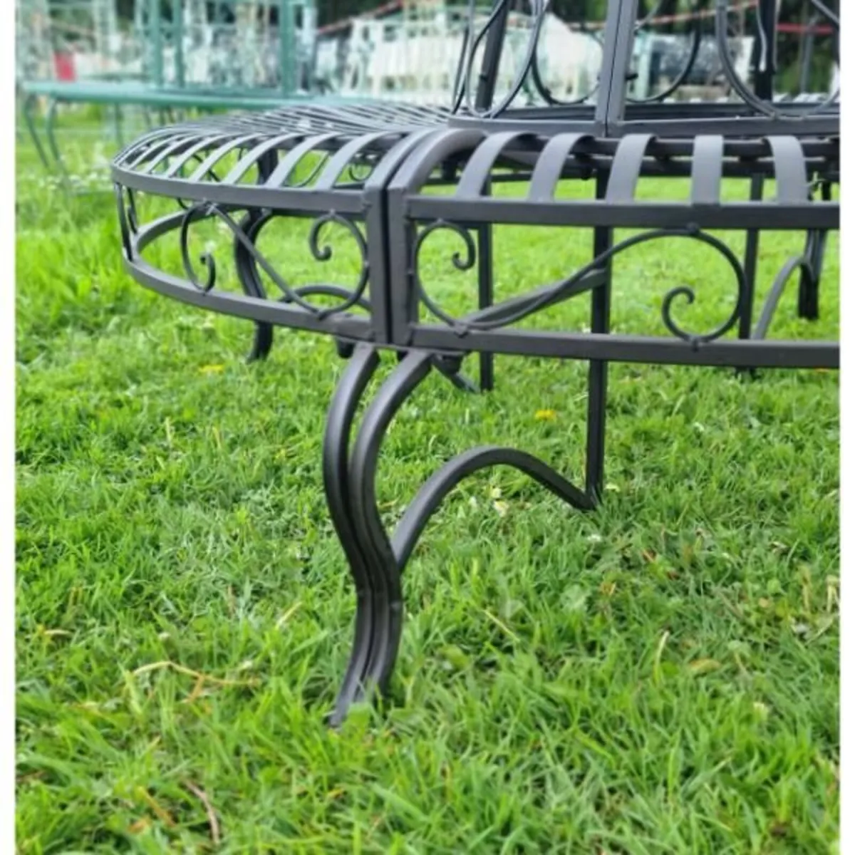 Tree Bench – Grey – D5672 - Image 3
