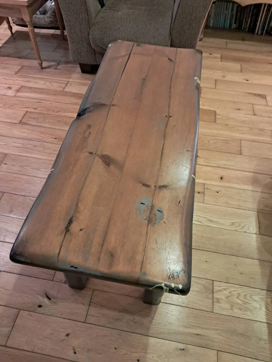 A handmade coffee table just made - Image 4