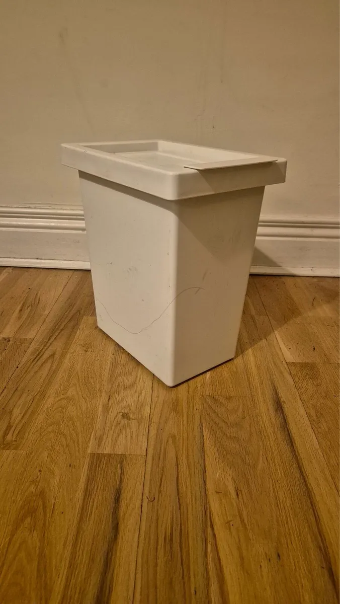 IKEA White Bin with Lid - Image 1