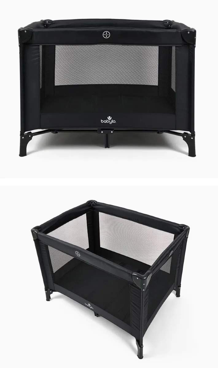 Babylo Lightweight Travel Cot & Mattress - Image 2