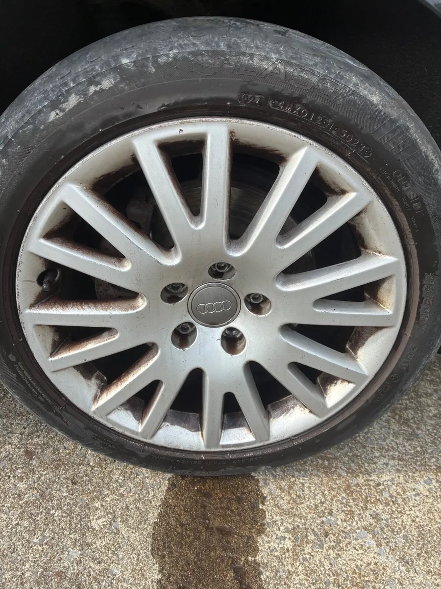 Car alloys  and tyres r17 Audi - Image 1