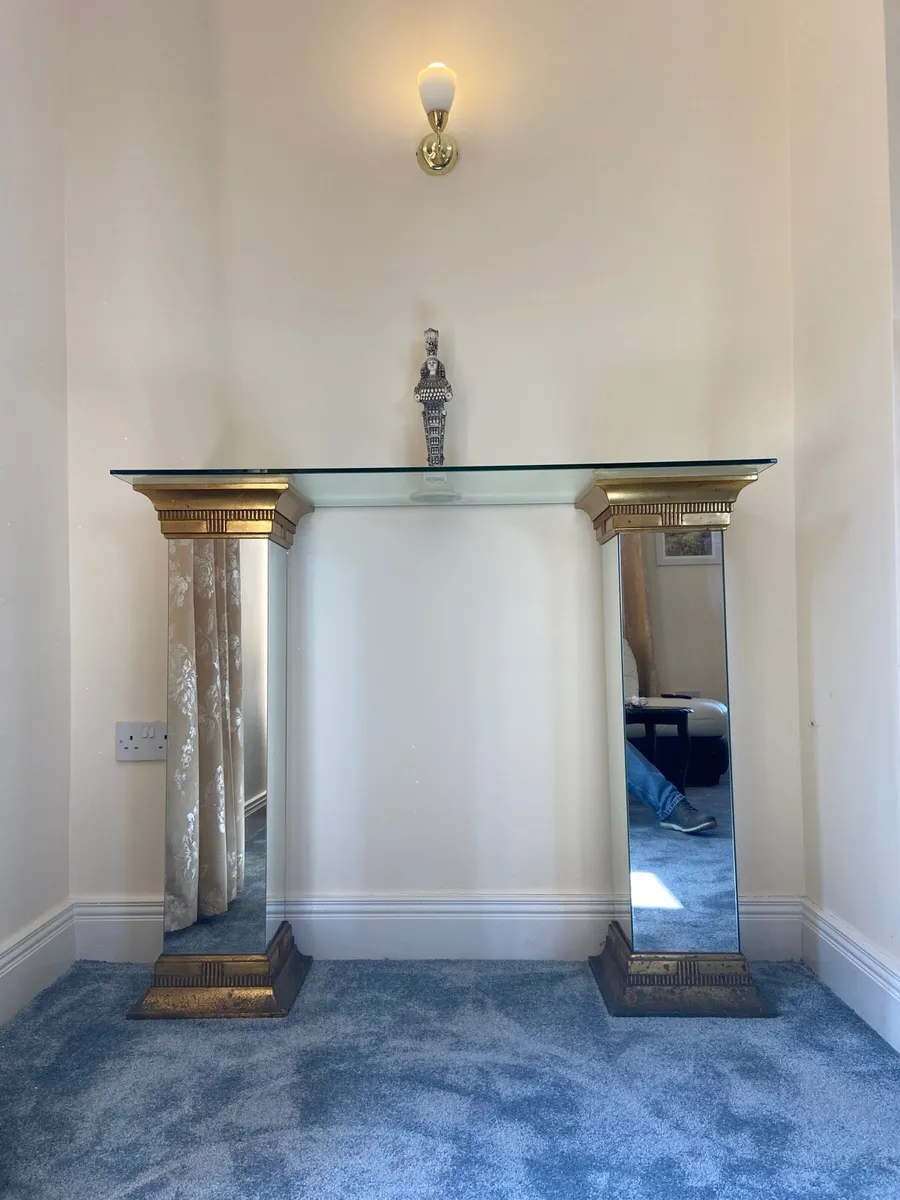 Rare Deknudt pair of mirrored Consoles - Image 1