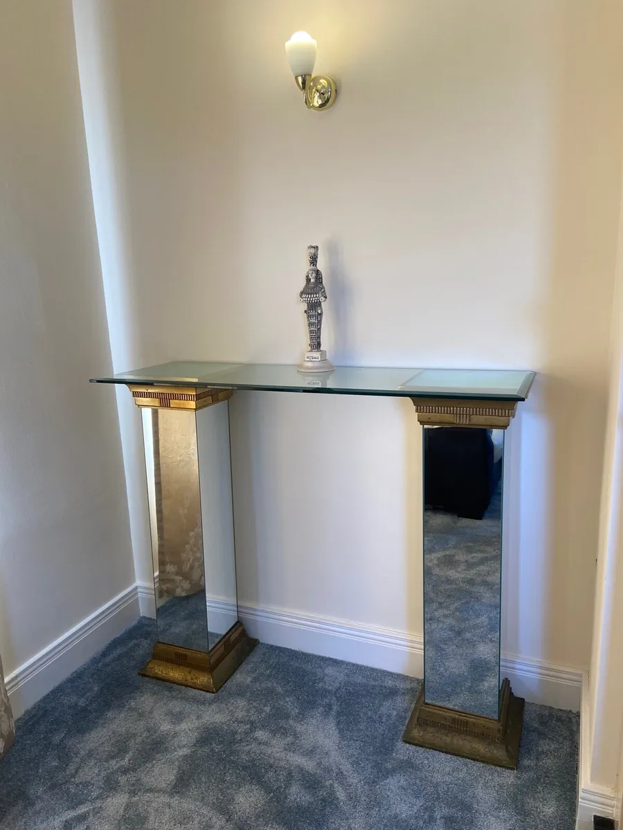Rare Deknudt pair of mirrored Consoles - Image 2