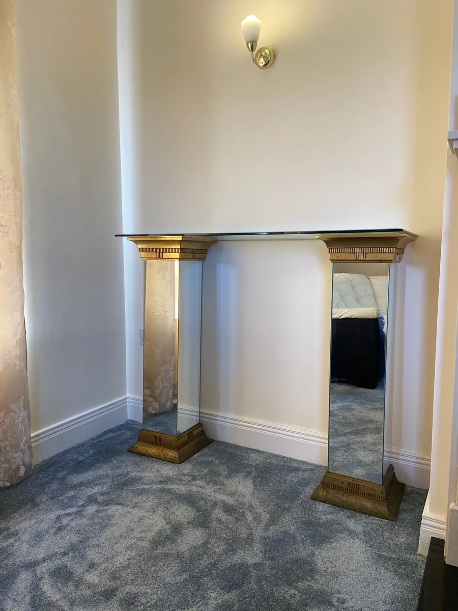 Rare Deknudt pair of mirrored Consoles - Image 3