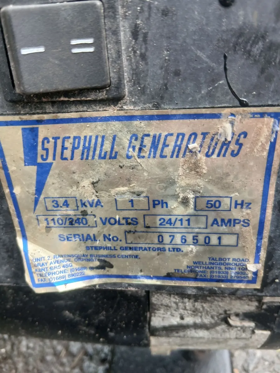 Honda stephill generator working 100-percent - Image 2