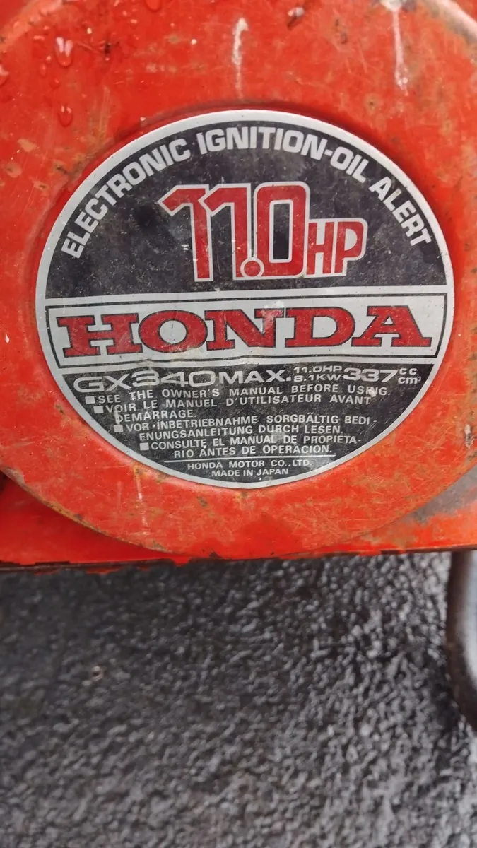 Honda generator 110hp gx340max priced - Image 2