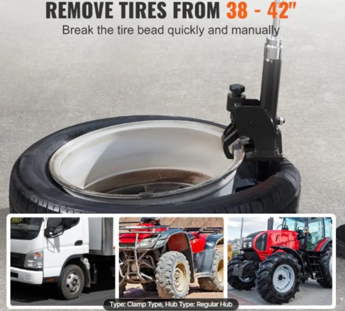 Manual Tire Bead Breaker, 96.5- 106.7 mm Tires - Image 3