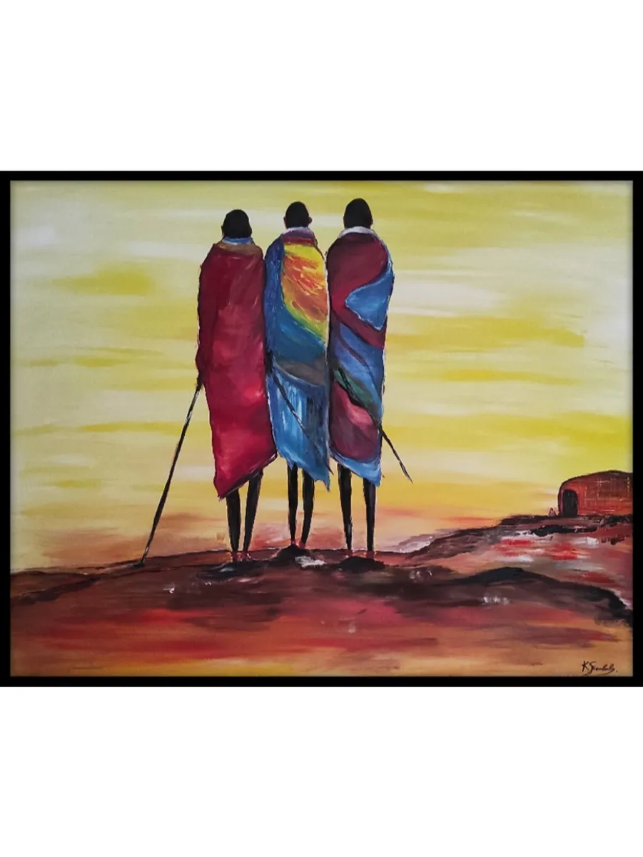 Acrylic painting on canvas - Image 1