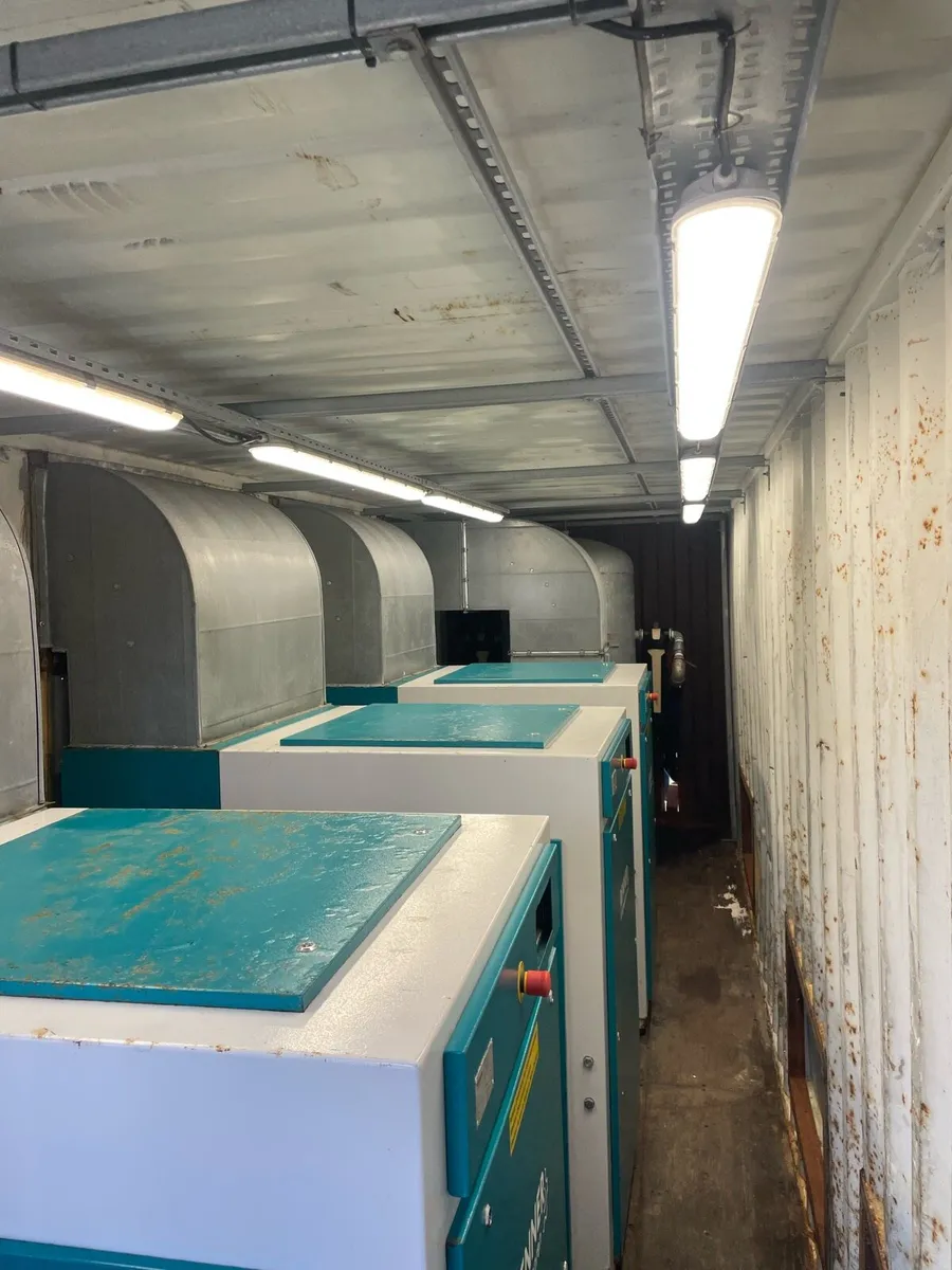 3 phase air compressors, drier and receiver - Image 1