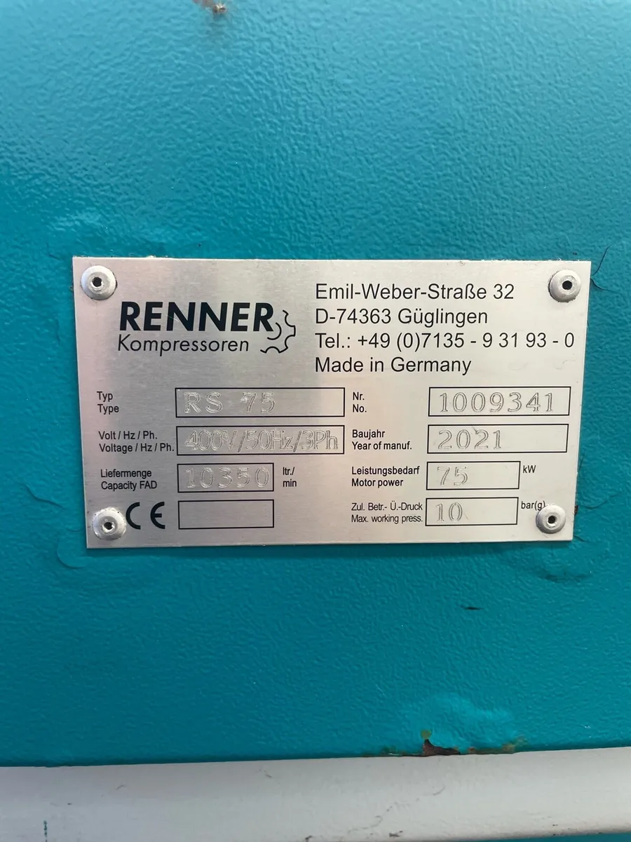 3 phase air compressors, drier and receiver - Image 3