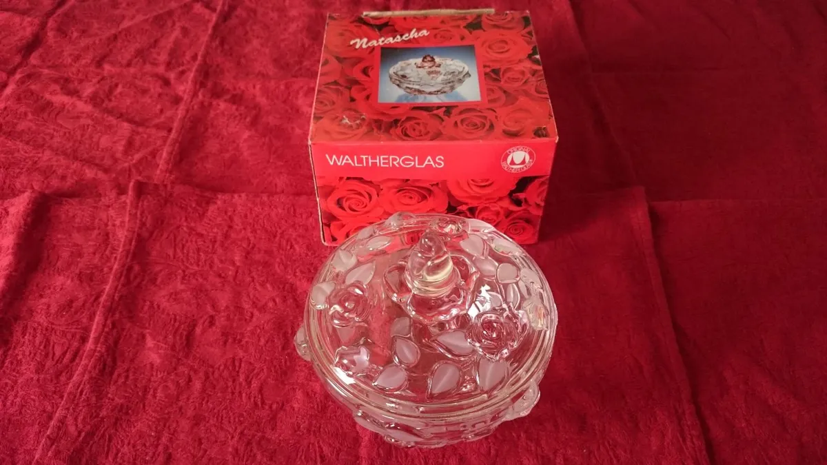 New In Box Waltherglas Germany Natascha Rose Bowl - Image 3