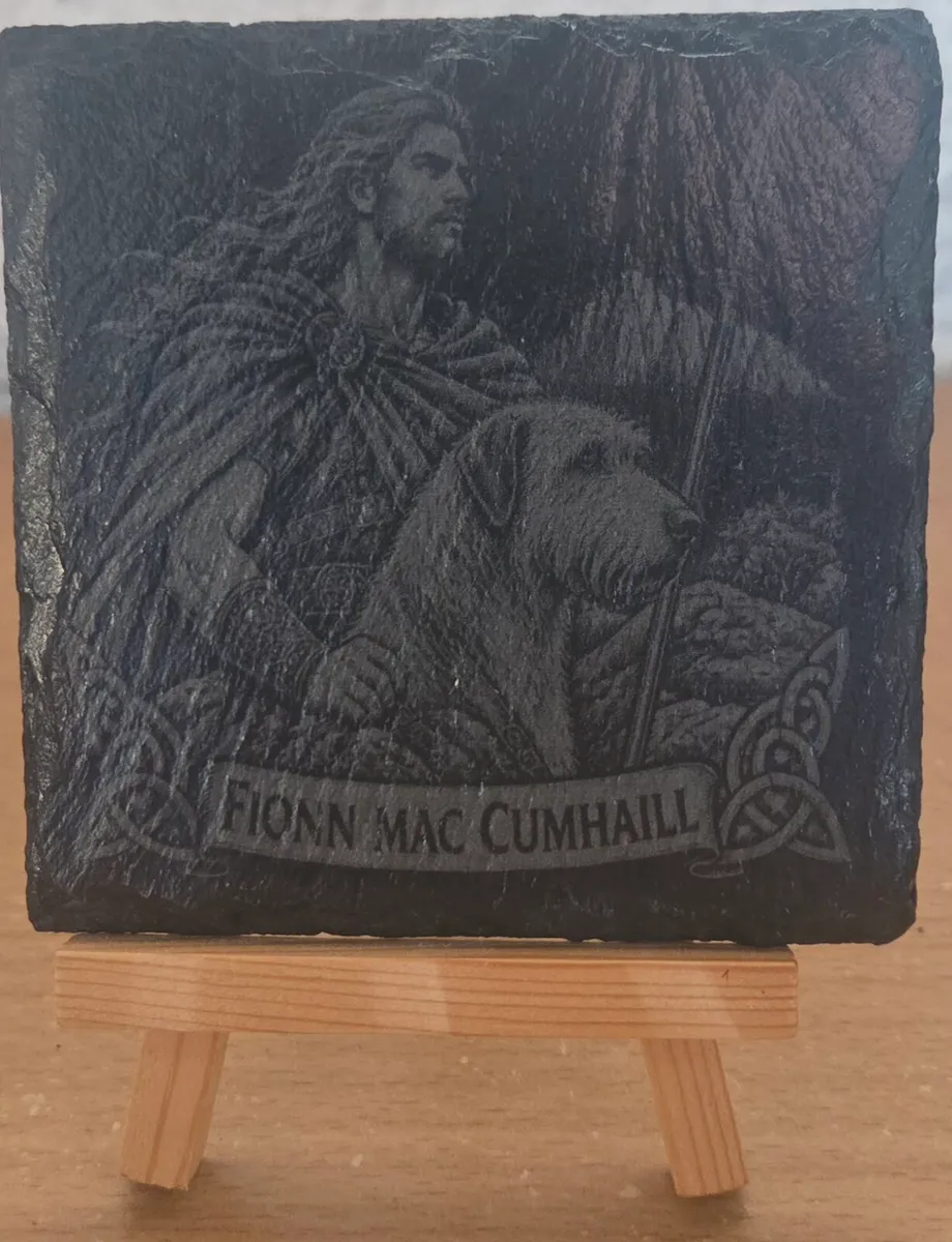 Celtic & Irish Legends  Set of 4 Slate Coaster - Image 3
