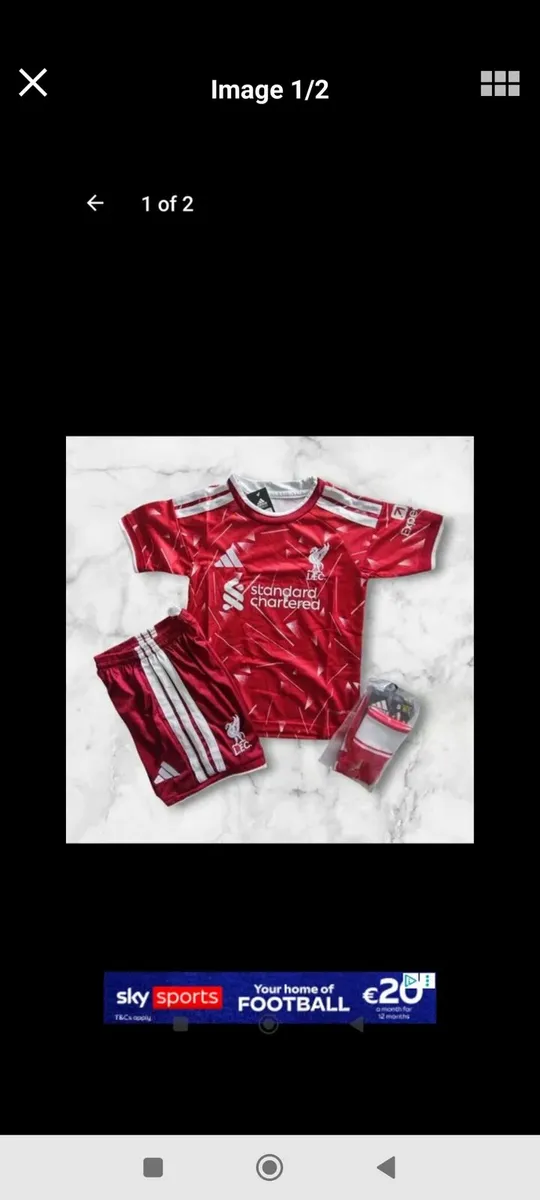 LIVERPOOL 26/27 ,KIDS FULL KIT,4/5,5/6,10/11,12/13 - Image 1
