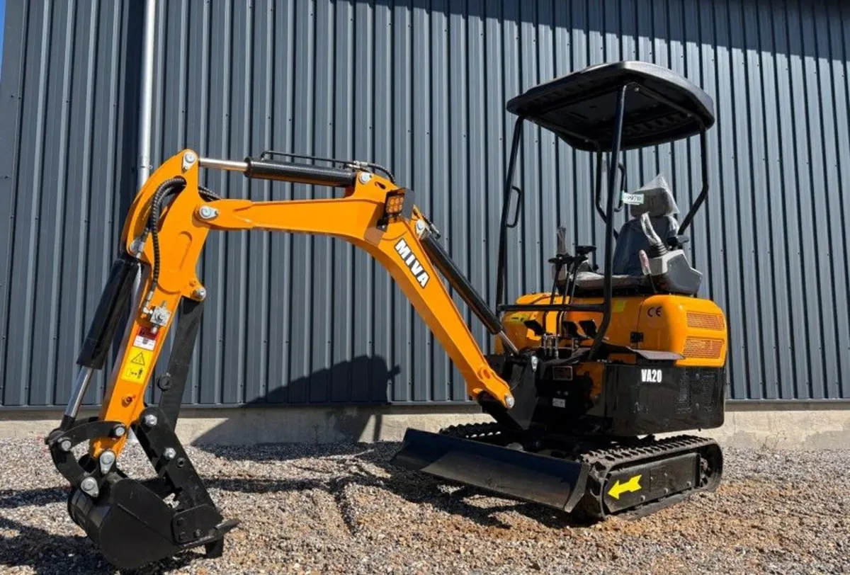 MIVA 2 TON DIESEL MINI DIGGER - Image 1