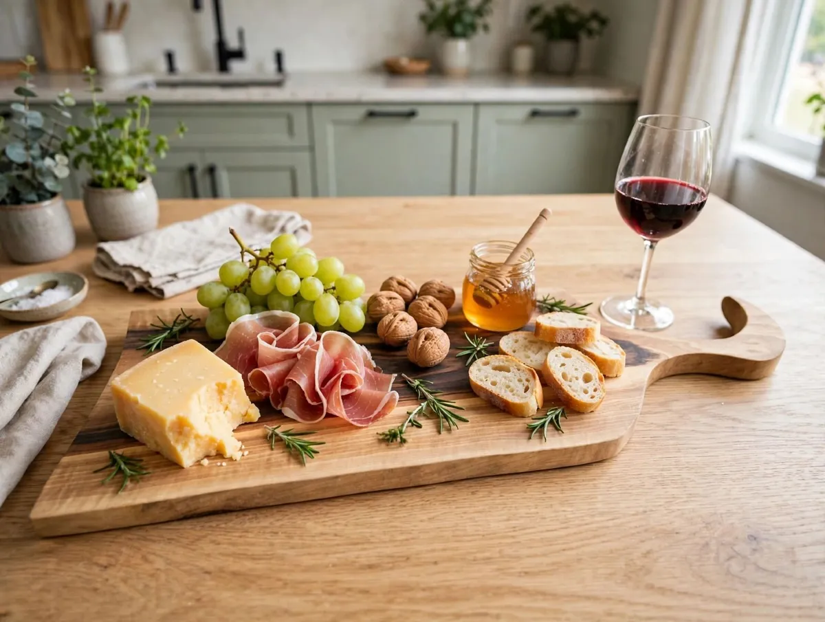 Handmade 65cm Walnut Live Edge Charcuterie Board - Image 1