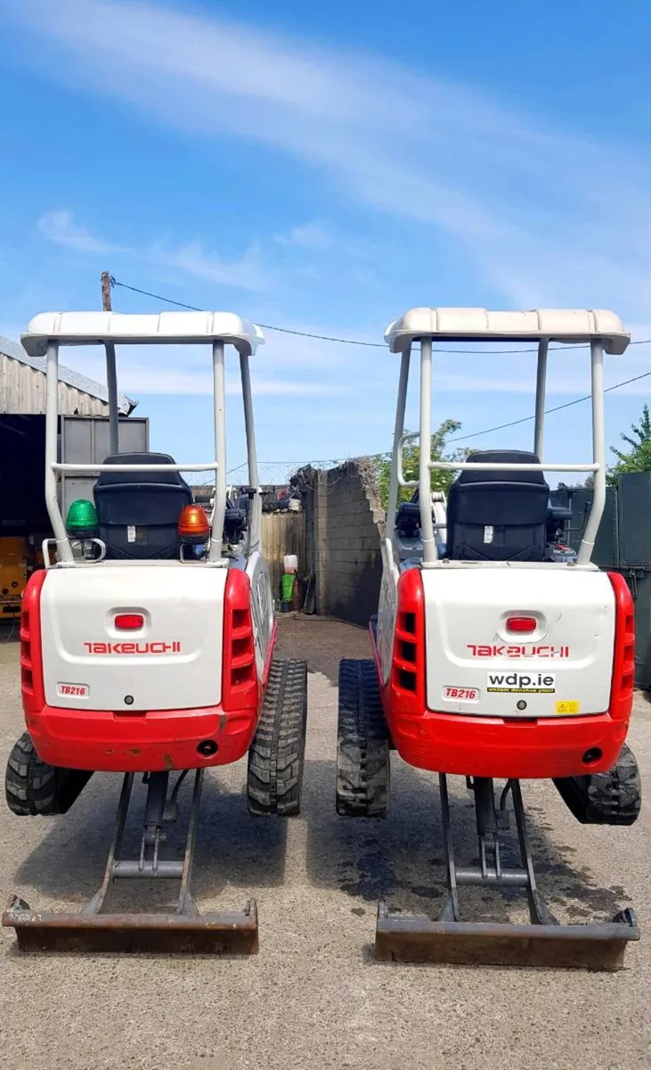 Takeuchi mini digger - Image 2