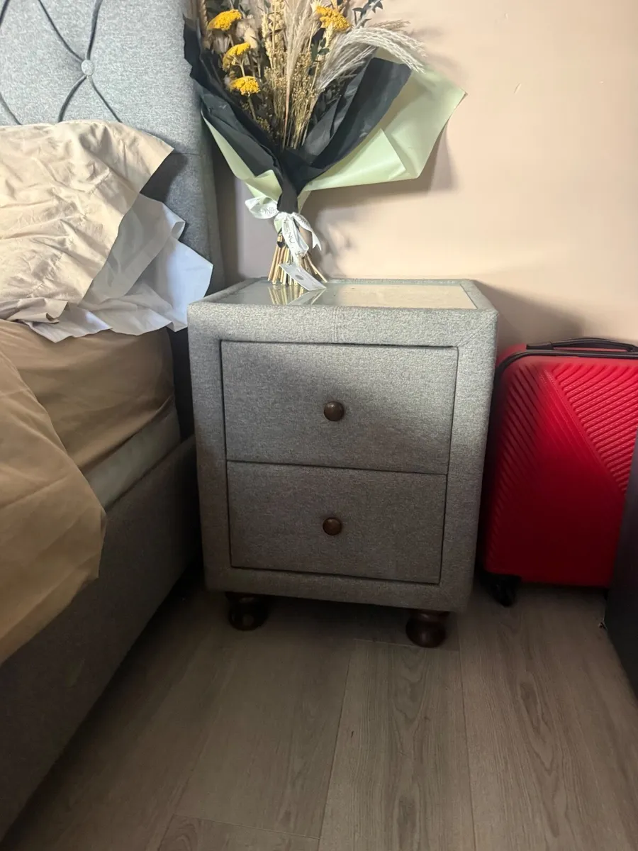 Bedframe plus 2 lockers €750 or nearest offer - Image 2