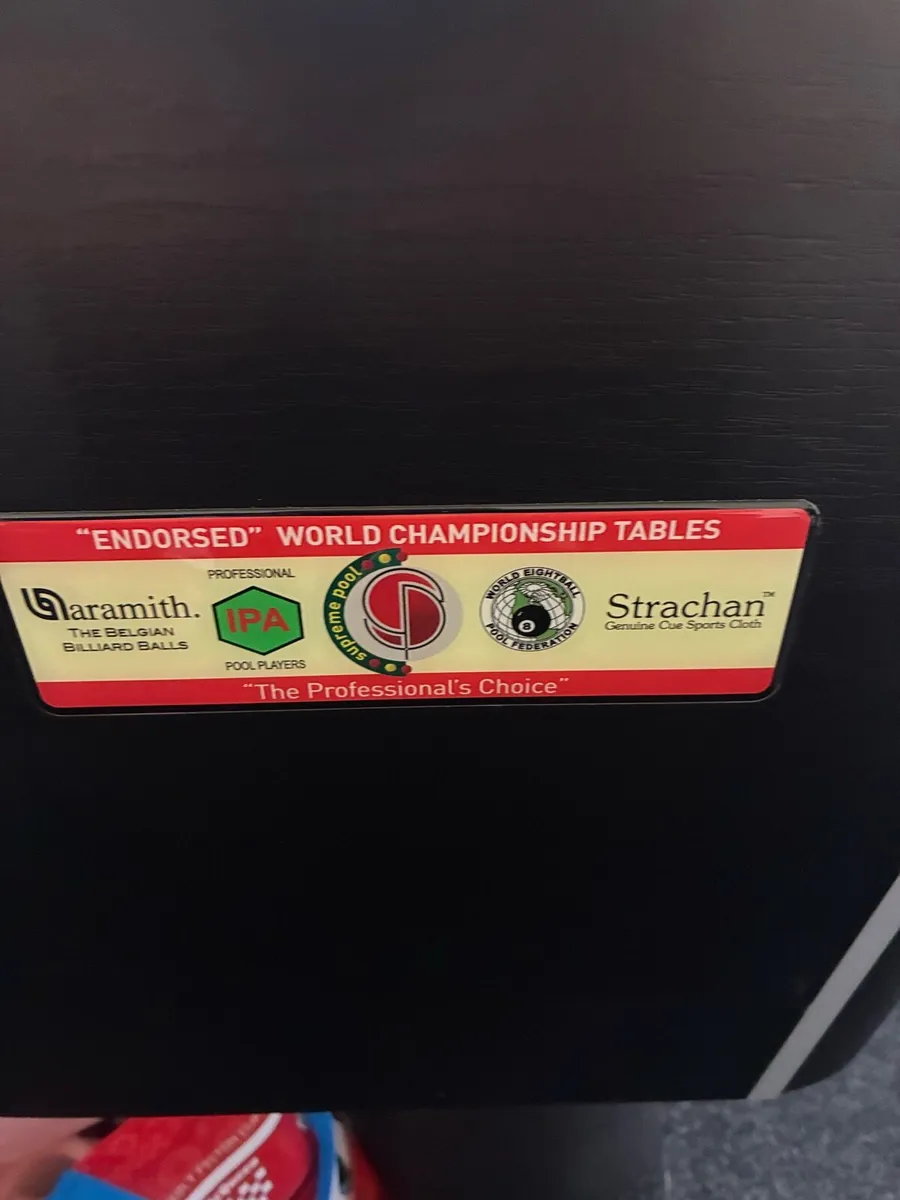 Supreme Pool Table for Sale - Image 3