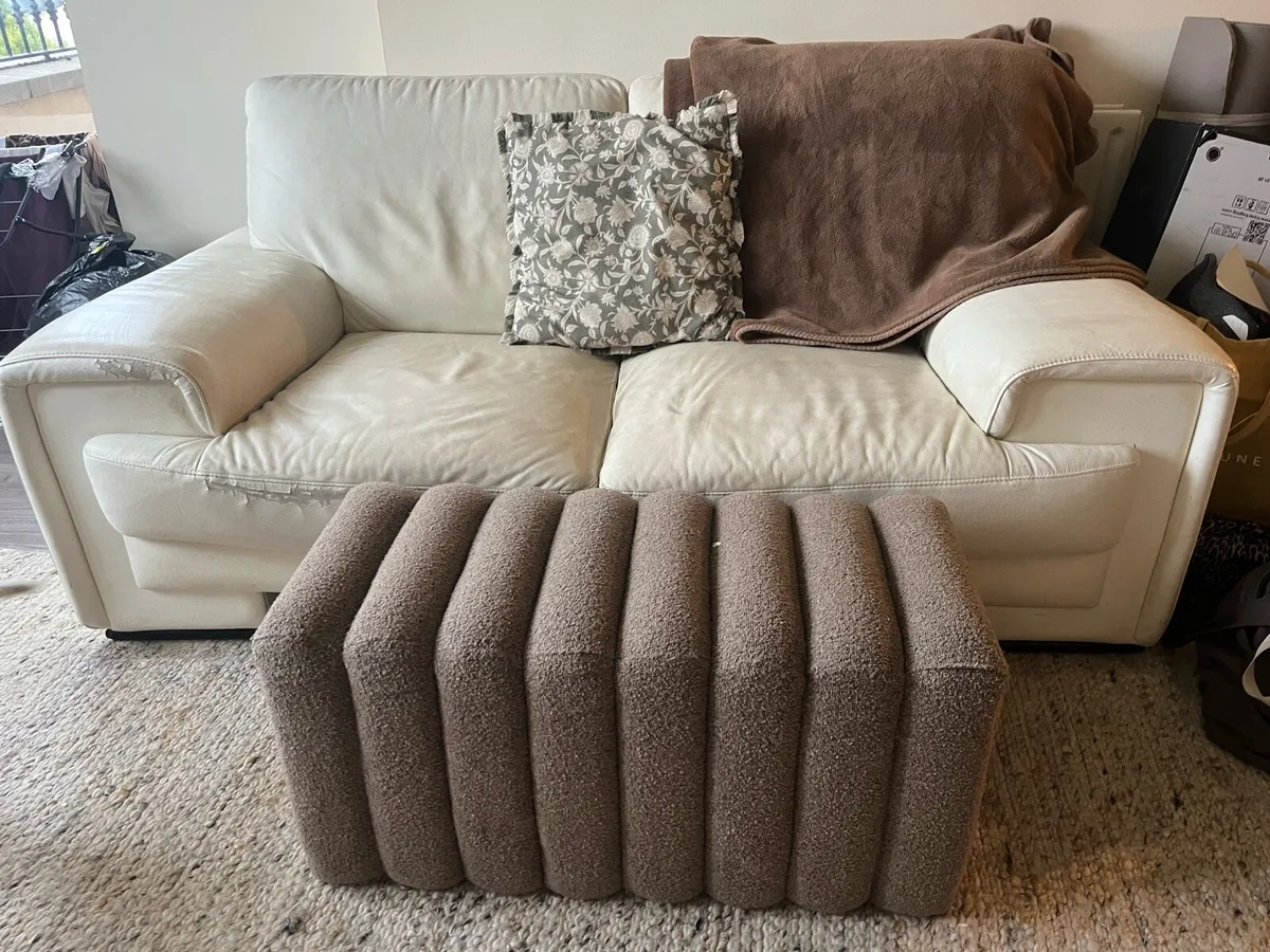 Leather sofa, 2 seater FOR FREE - Image 1