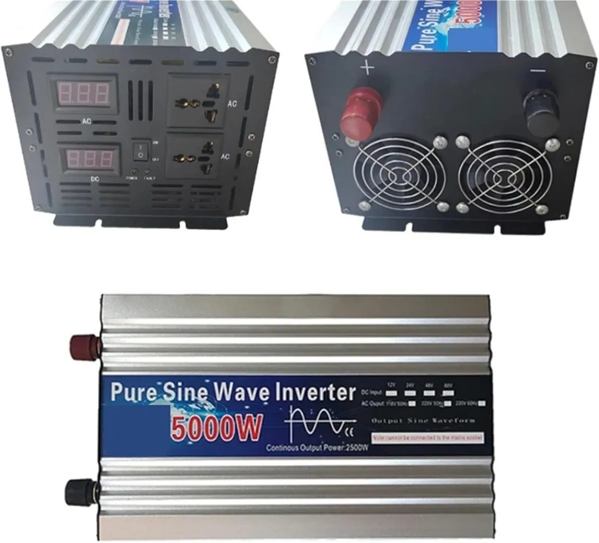 5000W Solar Power Inverter with LED - Image 1