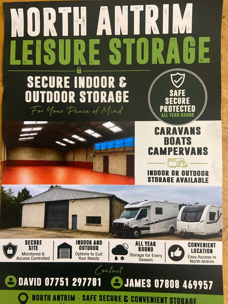 Caravan/Campervan/Boat storage