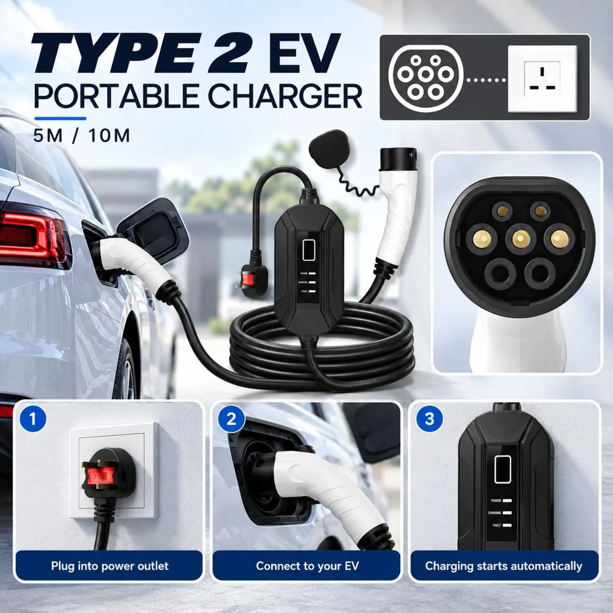 [NEW] EV & PHEV Chargers & Cables: Type 1 / Type 2 - Image 2