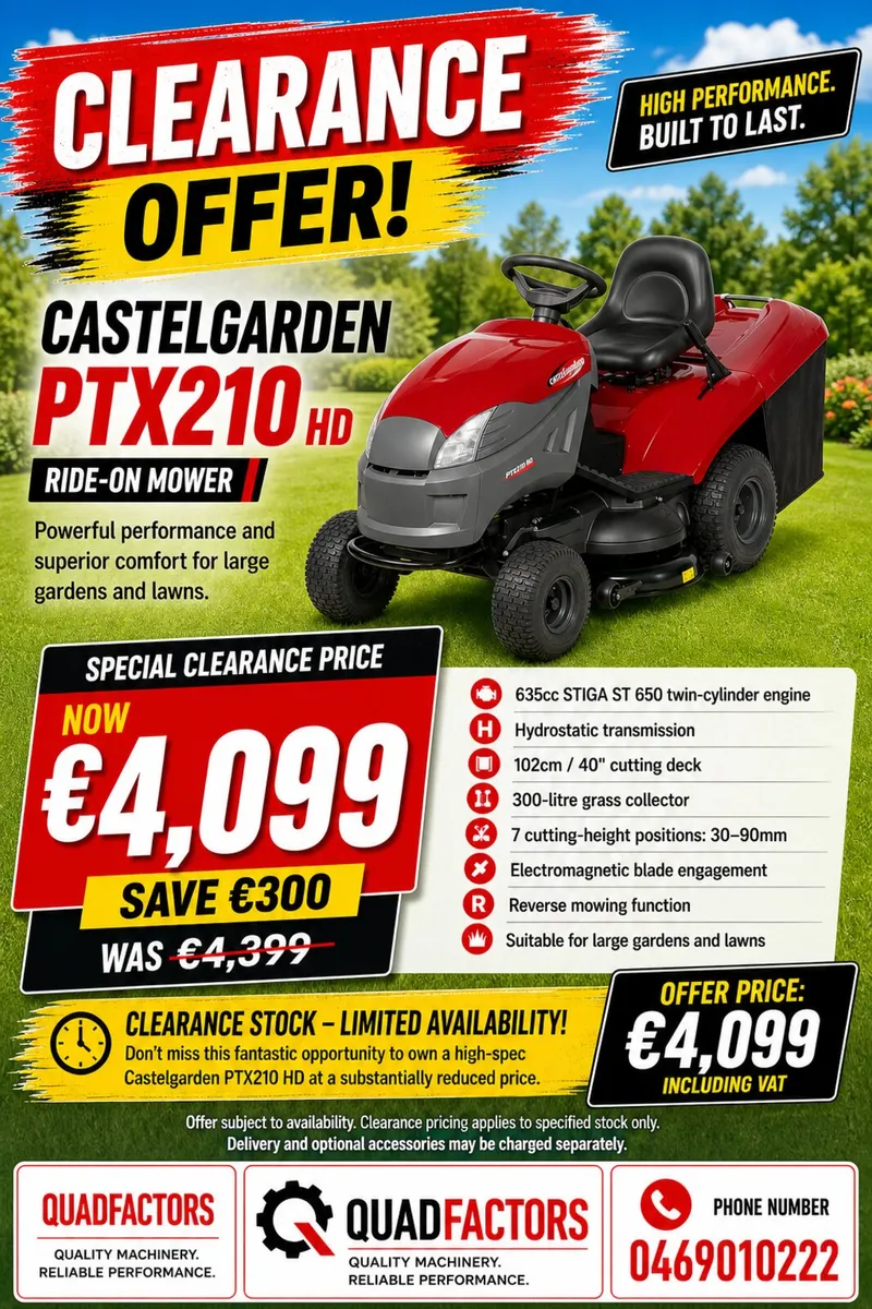 RIDE ON MOWER - Image 1