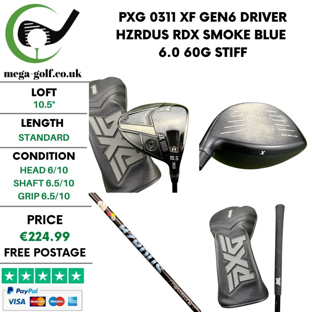 PXG 0311 XF GEN6 Driver / 10.5° / Stiff - Image 1